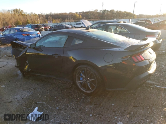 2024 Ford Mustang Dark Horse with VIN 1FA6P8R04R5505214, listed as a Copart auction lot 80250274 with 0 mi miles and Non Repairable. Bid and sale history available at carsss.com. Image 2.
