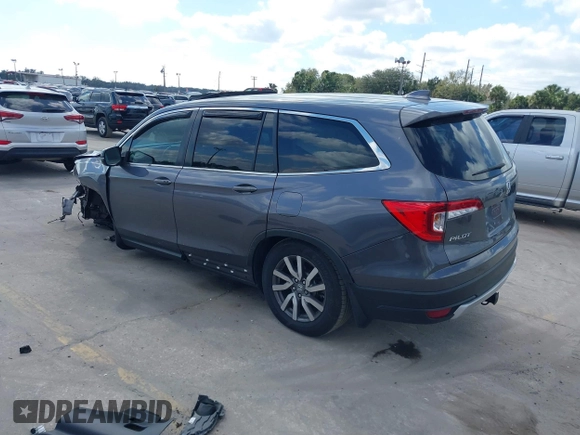2020 Honda Pilot EX-L with VIN 5FNYF5H59LB014497, listed as a IAAI auction lot 41527415 with 66,625 mi miles. Bid and sale history available at carsss.com. Image 3.