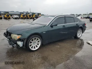 2003 BMW 7 Series 745Li z VIN WBAGN63473DR11860, wystawiony jako Copart lot #54340025 z przebiegiem Nie podano mil oraz Szkody całkowita. Historia ofert i sprzedaży dostępna na DreamBid. Obrazek 1.