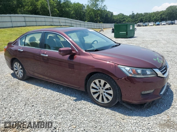 2015 Honda Accord EX-L with VIN 1HGCR2F84FA080340, listed as a Copart auction lot 62487745 with 97,581 mi miles and Salvage title. Bid and sale history available at DreamBid. Image 4.