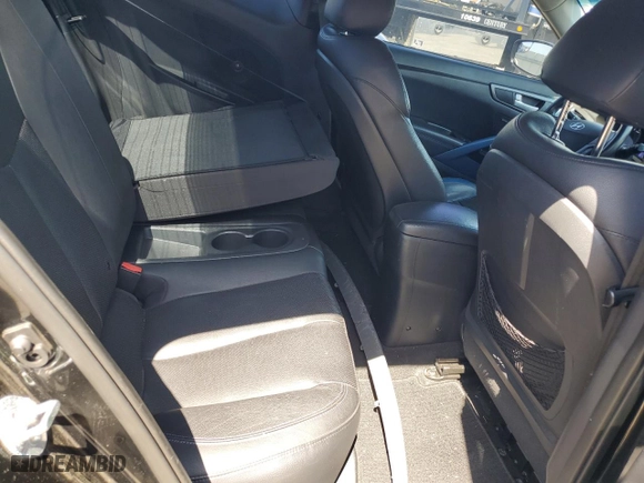 2014 Hyundai Veloster Turbo with VIN KMHTC6AE2EU207423, listed as a Copart auction lot 52151565 with 96,215 mi miles and Salvage Title. Bid and sale history available at carsss.com. Image 10.