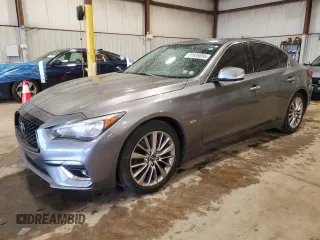 2019 Infiniti Q50 Luxe с VIN JN1EV7AP4KM519630, выставлен на аукционе Copart как лот 51926895 с пробегом 92 947 миль миль и Списание • Salvage title. История ставок и продаж доступна на DreamBid. Изображение 1.