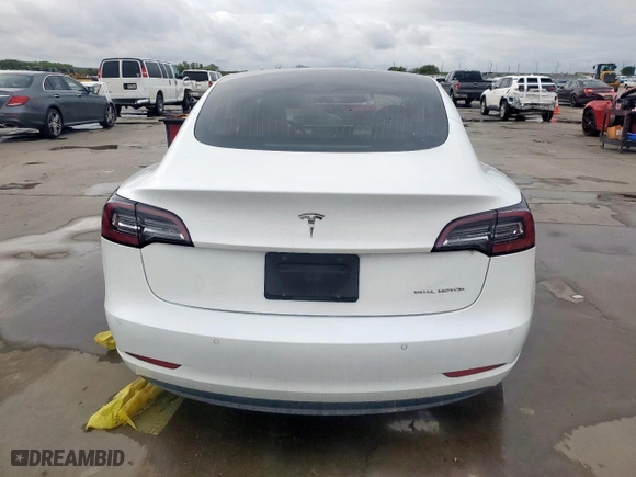 2019 Tesla Model 3 Long Range with VIN 5YJ3E1EB9KF512116, listed as a Copart auction lot 50516115 with 0 mi miles and Clean Title. Bid and sale history available at carsss.com. Image 6.