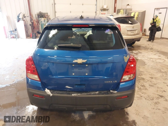 2015 Chevrolet Trax LS with VIN KL7CJKSB6FB178140, listed as a IAAI auction lot 41580006 with 52,014 mi miles. Bid and sale history available at carsss.com. Image 16.
