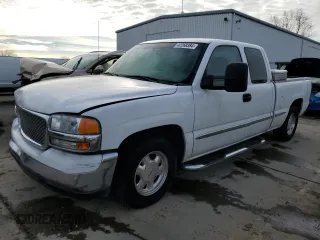 2001 GMC Sierra 1500 SLE z VIN 1GTEC19TX1Z186840, wystawiony jako Copart lot #42268384 z przebiegiem 196 796 mil mil oraz Szkoda całkowita • Salvage title. Historia ofert i sprzedaży dostępna na DreamBid. Obrazek 1.