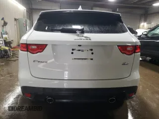 2017 Jaguar F-Pace 35t Prestige with VIN SADCK2BV6HA899484, listed as a Copart auction lot 42520425 with 34,422 mi miles and Salvage Title. Bid and sale history available at DreamBid. Image 6.