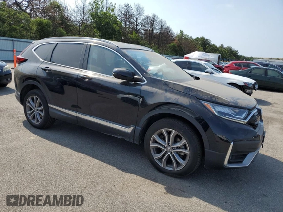 2021 Honda CR-V with VIN NY76931, listed as a Copart auction lot 53427064 with 17,821 mi miles and Salvage title. Bid and sale history available at DreamBid. Image 4.