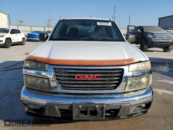 2004 GMC Canyon SLE Z71 with VIN 1GTDS196648166961, listed as a Copart auction lot 76952294 with 189,796 mi miles and Salvage Title. Bid and sale history available at carsss.com. Image 5.