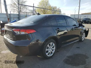 2024 Toyota Corolla LE with VIN 5YFB4MDE4RP117593, listed as a Copart auction lot 52228245 with 16,406 mi miles and Salvage Title. Bid and sale history available at DreamBid. Image 3.