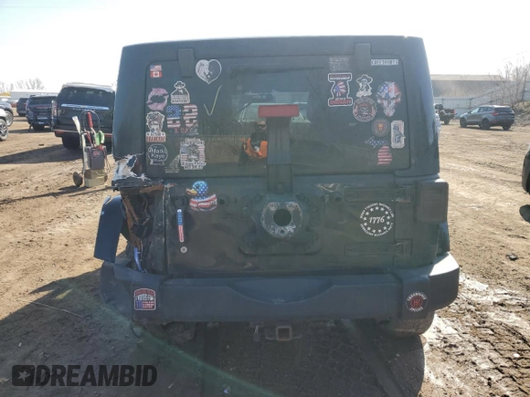 2015 Jeep Wrangler Unlimited Sahara with VIN 1C4BJWEG2FL643469, listed as a Copart auction lot 48535645 with 191,746 mi miles and Clean Title. Bid and sale history available at carsss.com. Image 6.