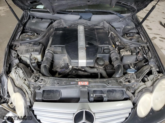 2005 Mercedes-Benz CLK-Class 3.2L with VIN WDBTK65GX5T053146, listed as a Copart auction lot 53357484 with 113,440 mi miles and Salvage Title. Bid and sale history available at carsss.com. Image 11.