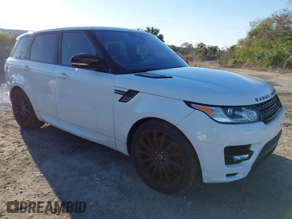 2016 Land Rover Range Rover Sport Autobiography z VIN SALWV2EF1GA109794, wystawiony jako IAAI lot #41644356 z przebiegiem 74 196 mil mil oraz . Historia ofert i sprzedaży dostępna na DreamBid. Obrazek 1.