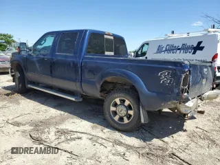 2011 Ford F-350 Platinum with VIN 1FT8W3B6XBEC15685, listed as a Copart auction lot 57236965 with 130,575 mi miles and Salvage title. Bid and sale history available at DreamBid. Image 2.