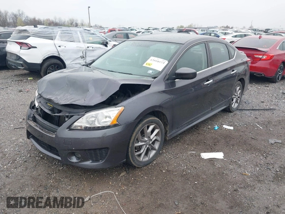 2014 Nissan Sentra SR with VIN 3N1AB7AP3EY250559, listed as a IAAI auction lot 42018573 with 133,081 mi miles and . Bid and sale history available at DreamBid. Image 17.