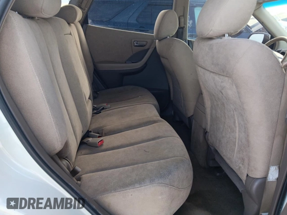 2006 Nissan Murano S with VIN JN8AZ08T26W425013, listed as a Copart auction lot 46355165 with 170,251 mi miles and Salvage Title. Bid and sale history available at carsss.com. Image 10.