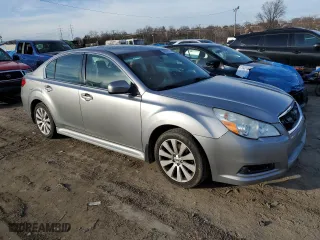 2011 Subaru Legacy 2.5i Ltd Pwr Moon with VIN 4S3BMBK61B3258569, listed as a Copart auction lot 46636155 with 186,604 mi miles and Salvage Title. Bid and sale history available at carsss.com. Image 4.