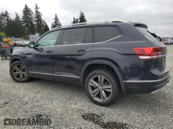 2019 Volkswagen Atlas SEL R-Line с VIN 1V2RR2CA0KC520762, выставлен на аукционе Copart как лот 56938535 с пробегом 44 780 миль миль и Списание • Salvage title. История ставок и продаж доступна на DreamBid. Изображение 2.