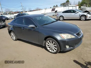 2009 Lexus IS 250 with VIN JTHCK262692030311, listed as a Copart auction lot 53617995 with 228,924 mi miles and Salvage Title. Bid and sale history available at DreamBid. Image 4.