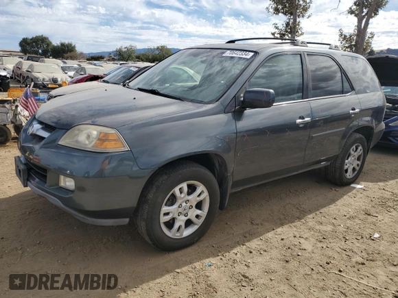 2006 Acura MDX Touring with VIN 2HNYD18696H512036, listed as a Copart auction lot 70642334 with 185,351 mi miles and Salvage Title. Bid and sale history available at carsss.com. Image 1.