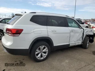 2019 Volkswagen Atlas S z VIN 1V2AP2CAXKC614103, wystawiony jako Copart lot #44392905 z przebiegiem 84 748 mil mil oraz Szkoda całkowita • Salvage title. Historia ofert i sprzedaży dostępna na DreamBid. Obrazek 3.