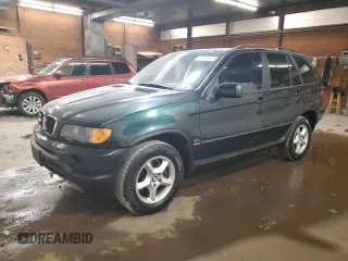2002 BMW X5 3.0i with VIN 5UXFA53512LP32083, listed as a Copart auction lot 79132194 with 154,747 mi miles and Clean Title. Bid and sale history available at carsss.com. Image 1.
