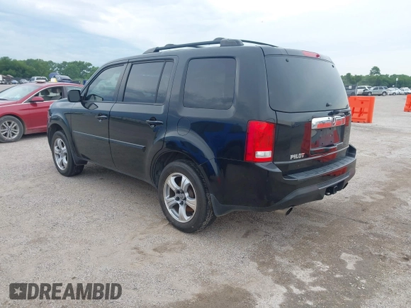 2013 Honda Pilot EX-L with VIN 5FNYF3H50DB042467, listed as a IAAI auction lot 42260597 with 165,836 mi miles and . Bid and sale history available at DreamBid. Image 3.
