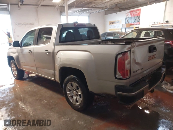 2015 GMC Canyon 2WD SLE with VIN 1GTG5BE36F1237805, listed as a IAAI auction lot 41399321 with 155,288 mi miles. Bid and sale history available at carsss.com. Image 3.