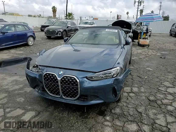2023 BMW 4 Series 430i with VIN WBA23AT09PCM39690, listed as a Copart auction lot 43609655 with 11,224 mi miles and Salvage Title. Bid and sale history available at carsss.com. Image 11.