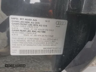 2018 Audi Q5 Premium с VIN WA1ANAFYXJ2077287, выставлен на аукционе Copart как лот 59800915 с пробегом 40 001 миль миль и Списание • Salvage title. История ставок и продаж доступна на DreamBid. Изображение 13.