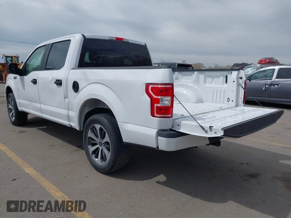 2020 Ford F-150 XL with VIN 1FTEW1EP7LKE79672, listed as a IAAI auction lot 41879045 with 38,060 mi miles and . Bid and sale history available at DreamBid. Image 3.