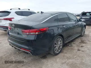 2016 Kia Optima SXL Turbo with VIN 5XXGV4L2XGG120045, listed as a IAAI auction lot 41511829 with 107,760 mi miles. Bid and sale history available at carsss.com. Image 4.