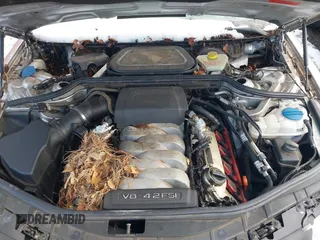 2008 Audi A8 L 4.2L with VIN WAUMV94E98N014228, listed as a IAAI auction lot 41291694 with 177,942 mi miles. Bid and sale history available at carsss.com. Image 10.