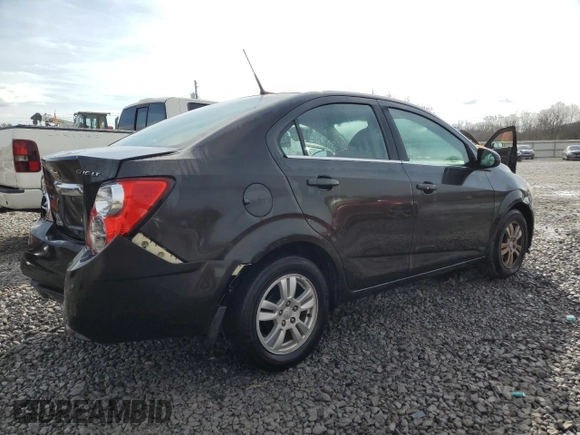 2013 Chevrolet Sonic LT with VIN 1G1JC5SH0D4217163, listed as a Copart auction lot 42626765 with 169,567 mi miles and Salvage Title. Bid and sale history available at DreamBid. Image 3.
