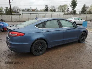 2019 Ford Fusion SE with VIN 3FA6P0HD6KR228591, listed as a Copart auction lot 52126565 with 35,012 mi miles and Salvage Title. Bid and sale history available at carsss.com. Image 3.