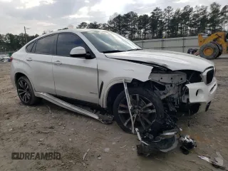 2016 BMW X6 xDrive35i with VIN 5UXKU2C50G0N79368, listed as a Copart auction lot 43058453 with 0 mi miles. Bid and sale history available at carsss.com. Image 4.