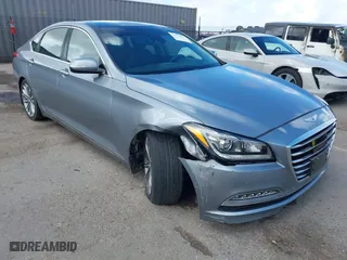 2016 Hyundai Genesis 3.8L with VIN KMHGN4JE3GU132363, listed as a IAAI auction lot 41551013 with 167,739 mi miles. Bid and sale history available at carsss.com. Image 6.