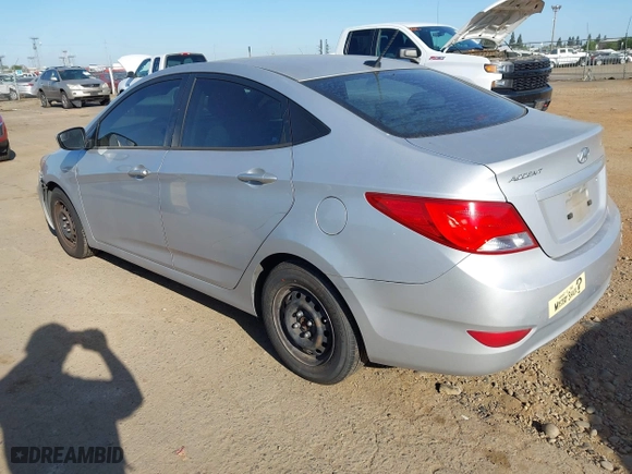 2015 Hyundai Accent GLS with VIN KMHCT4AE5FU808332, listed as a IAAI auction lot 42033625 with 195,433 mi miles. Bid and sale history available at carsss.com. Image 3.
