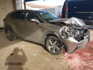 2018 Lexus NX with VIN JTJBARBZ5J2166393, listed as a IAAI auction lot 41772242 with 58,211 mi miles. Bid and sale history available at carsss.com. Image 1.