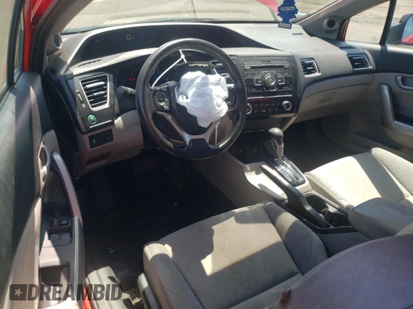 2013 Honda Civic Cpe LX with VIN 2HGFG3B56DH531996, listed as a Copart auction lot 62482524 with 98,955 mi miles and Salvage Title. Bid and sale history available at carsss.com. Image 8.