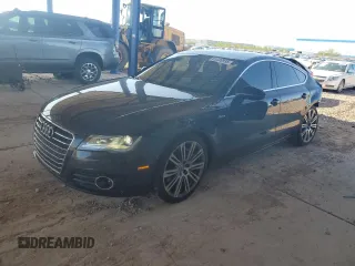 2012 Audi A7 Premium Plus with VIN WAUYGAFCXCN038832, listed as a Copart auction lot 61228935 with 143,412 mi miles and Salvage title. Bid and sale history available at DreamBid. Image 1.
