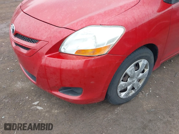 2008 Toyota Yaris with VIN JTDBT923684018504, listed as a IAAI auction lot 42126033 with 206,585 mi miles. Bid and sale history available at carsss.com. Image 6.