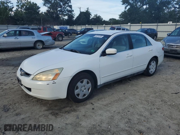 2005 Honda Accord LX with VIN 1HGCM564X5A003936, listed as a Copart auction lot 64819155 with 160,545 mi miles and Clean title. Bid and sale history available at DreamBid. Image 1.
