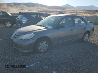 2005 Honda Civic VP with VIN 2HGES16395H623189, listed as a Copart auction lot 42743155 with Not Provided miles and Salvage Title. Bid and sale history available at DreamBid. Image 1.
