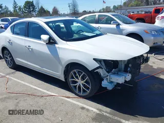 2019 Acura ILX w/Premium Pkg with VIN 19UDE2F74KA010449, listed as a IAAI auction lot 41822341 with 54,879 mi miles. Bid and sale history available at carsss.com. Image 1.
