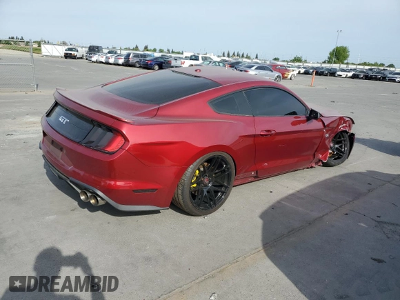 2019 Ford Mustang GT z VIN 1FA6P8CF5K5178437, wystawiony jako Copart lot #53391145 z przebiegiem 37 010 mil mil oraz Szkody całkowita. Historia ofert i sprzedaży dostępna na DreamBid. Obrazek 3.
