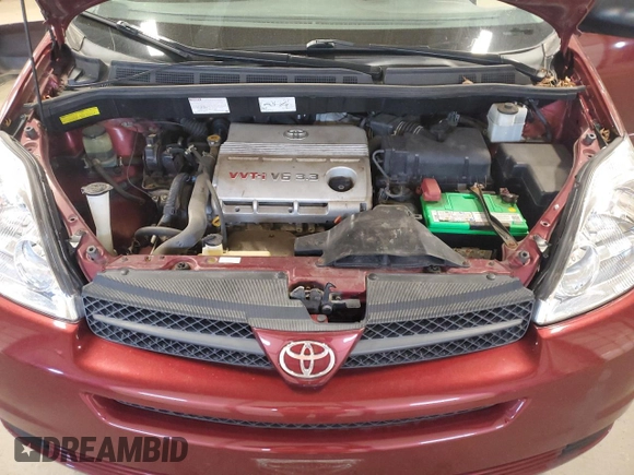 2005 Toyota Sienna CE with VIN 5TDZA23C75S248742, listed as a Copart auction lot 54779615 with 52,865 mi miles and Salvage Title. Bid and sale history available at DreamBid. Image 12.