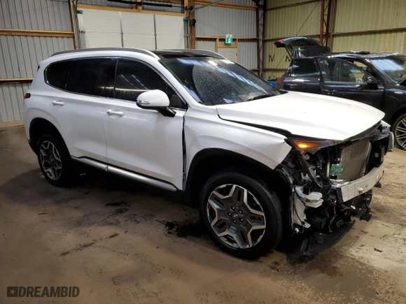 2022 Hyundai Santa Fe Hybrid SEL Premium with VIN KM8S3DA14NU040530, listed as a Copart auction lot 77708184 with 78,024 mi miles and Salvage Title. Bid and sale history available at carsss.com. Image 4.