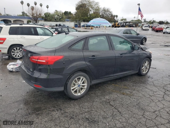 2018 Ford Focus SE with VIN 1FADP3FE0JL241595, listed as a Copart auction lot 43836595 with 0 mi miles and Salvage Title. Bid and sale history available at carsss.com. Image 3.