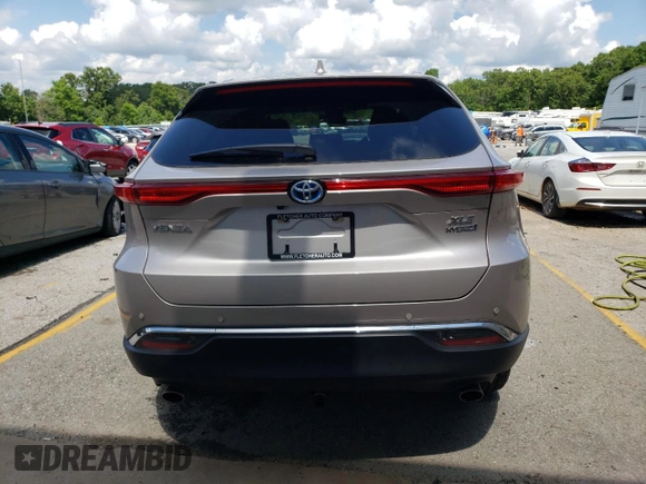 2022 Toyota Venza LE with VIN JTEAAAAH2NJ100870, listed as a Copart auction lot 59356854 with 39,087 mi miles and Salvage Title. Bid and sale history available at carsss.com. Image 6.