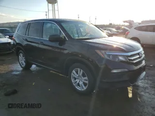 2016 Honda Pilot LX with VIN 5FNYF5H12GB014392, listed as a Copart auction lot 47092685 with 108,922 mi miles and Salvage Title. Bid and sale history available at DreamBid. Image 4.